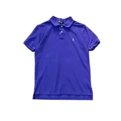 7TSM1 Ralph Lauren ロゴ刺繍ポロシャ　古着used