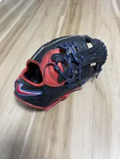 ナイキ Nike 軟式グローブ 黒/赤　美品　未使用　岩村モデル 2026年最新】ナイキ グローブ 岩村の人気アイテム - メルカリ
