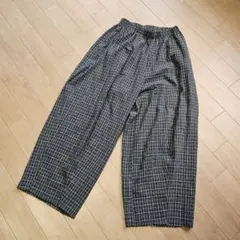 しまむら バレルレッグチェックパンツ 夏仕様のサムネイル