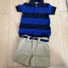 【新品】ラルフローレン　ベビー　ポロシャツ　ハーフパンツ