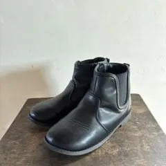 新品未使用 Sorotto ブラック ファスナー付きサイドゴアブーツ20.0cm