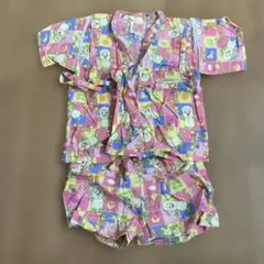 いないいないばあ！わんわんウータン甚平　ピンク　80センチ