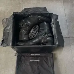 SAINT LAURENT ワイアット ハーネスブーツ　リングブーツ　48のサムネイル