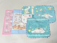 【新品・未使用】サンリオ シナモロール ハンカチ 5点セット