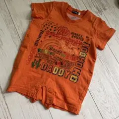 Daddy oh Daddy ロンパース オレンジ 半袖のサムネイル
