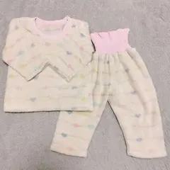 ベビーパジャマ 80cm ハート柄