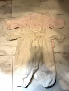 ミキハウス 赤ちゃんの城 ツーウェイオール 2枚セット 新生児から 50‐70