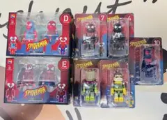 Happyくじ スパイダーマン ベアブリック まとめ売り　MARVEL