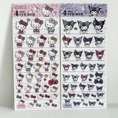 【早い者勝ち☆】サンリオキャラクター 4サイズステッカー 2枚セット 国内正規品