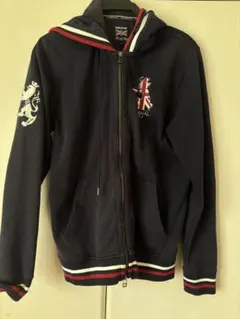 Admiral Men's Bigi ジップアップパーカー ネイビー