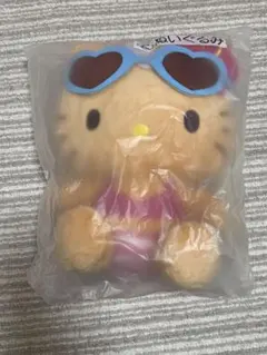 サンリオ　当りくじ　日焼けキティ　ぬいぐるみ