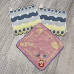 ミッフィー タオルセット ポニョ　3枚組