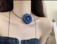 チョーカー お花 モチーフ アクセサリー ネックレス