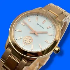 美品 稼働品 トリーバーチ コリンズ レディース腕時計 スモセコ 防水 クオーツのサムネイル