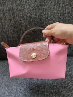 LONGCHAMP ミニトートバッグ ピンクのサムネイル