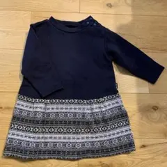 【12/10まで値下げ中】コムサ COMME CA ISM ネイビー ワンピース