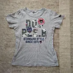 DOUBLE.B グレー ワッペン Tシャツ 120