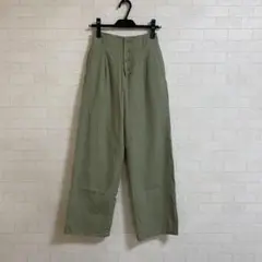 PAGEBOY 裏地付きワイドパンツ