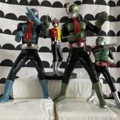 ソフビ魂　仮面ライダー旧1号　仮面ライダースーパー1 イナズマン　3個セット ソフビ魂 仮面ライダー旧1号 仮面ライダースーパー1 イナズマン 3個