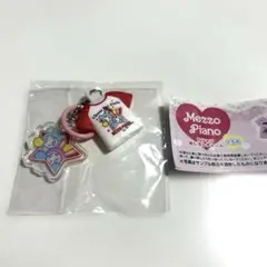 メゾピアノ Tシャツめじるしチャーム レッド×ホワイト　ガチャ