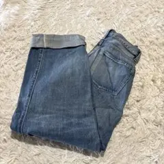 leno&co デニム レディース サイズ4 セルビッチデニム ワイドパンツのサムネイル