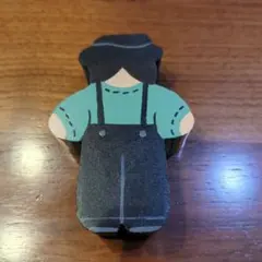 アーミッシュ 木製人形 伝統的衣装