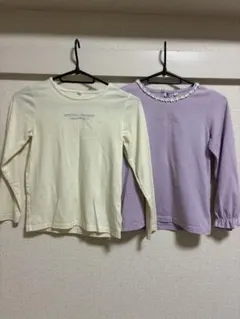 長袖Tシャツ 2枚セット 女の子 120cm