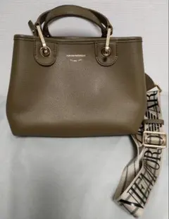 希少EMPORIO ARMANI MyEA ショッパー ディアプリント スモール