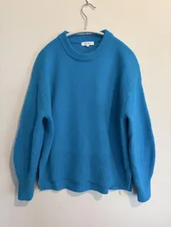 PLSTプラステ⭐︎エクストラファインメリノウールミドルゲージクルーネックセーター