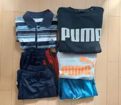 PUMA・adidasキッズ服　6点セット
