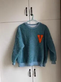 ボアスウェット 青 オレンジデザイン VOER 13