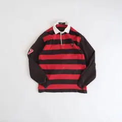90s polo sport ストライプ ラガーシャツ ラルフ