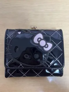 Hello Kitty キルティング財布 黒
