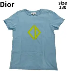 DIOR ディオール キッズ CDロゴ Tシャツ ブルー 130