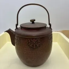 茶道具 薬罐 銅製 槌目 煎茶道具 洗瓶 水差 水次 - メルカリ