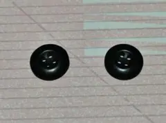 M65 フィールドジャケット ボタン 2個 黒