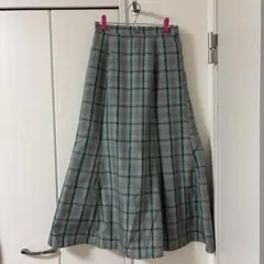 【即購入可能】 チェックフレアスカート