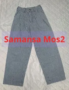 Samansa Mos2 デニムワイドパンツのサムネイル