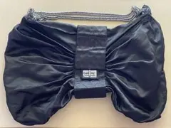 CHANEL ショルダーバッグ サテン リボン ブラックのサムネイル