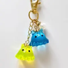 新作⭐︎めんだこ/メンダコ三連キーホルダー【炭酸デザインB・ノーマル