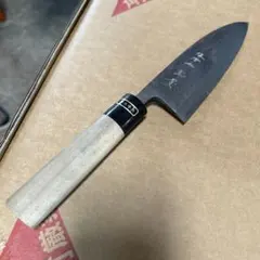 ☆新品送料込☆堺菊守ステンレスゴールド本割込牛刀包丁180mm銅巻口金