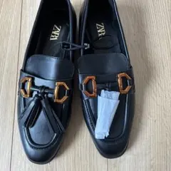 【たー様専用】ZARA ブラック ローファー 38