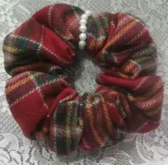 シュシュ(ウール)⭐ハンドメイド