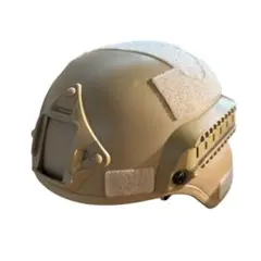 【H165】（TAN）ヘルメット サバゲー HICH レプリカ 軽量 コスプレのサムネイル