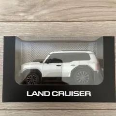 トヨタ ランドクルーザー250 ミニカー　プルバックカー　ホワイト