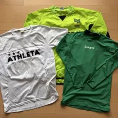 ATHLETA アスレタ ピステ & プラシャツ ＆ インナー 3枚セット M