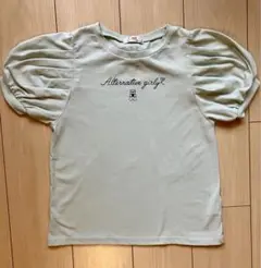 【送料込】ALGY バックリボンTシャツxs140