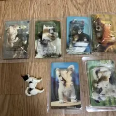 Kabaya 犬と猫 フィギュア 6体セット