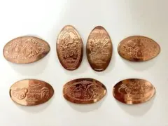 【クリーニング済・まとめ買い◎】 ディズニーシー スーベニアメダル 7枚セット