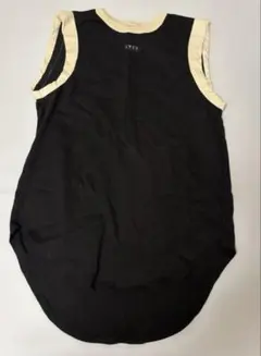 Lyft バイカラーニットパッチタンクトップ　ブラック